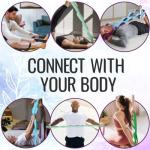 TECEUM Non-Elastic Stretch Strap for Yoga & Therapy