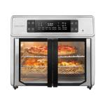 Kalorik Air Fryer Oven MAXX Advance Series 26-Quart with Digital Controls Easy-View Door and 14 Smart Cooking Presets, Includes 9 Cooking Accessories & Smart Probe, 1700-Watts, Black