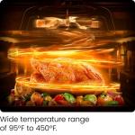 Chefman Dual Function Digital Air Fryer Oven with Temperature Probe, Black