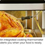 Chefman Dual Function Digital Air Fryer Oven with Temperature Probe, Black
