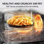 TOSHIBA Inverter Countertop Microwave Oven Air Fryer Combo MASTER Series, Broil, Convection, Speedy Combi, Even Defrost 11.3'' Turntable Sound On/Off, 27 Auto Menu&47 Recipes