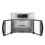 Kalorik Air Fryer Oven MAXX Series 26-Quart Flex Trio with Digital Controls Easy-View Door and 14 Cooking Presets, Converts into Dual 13 Quart Air Fryers, 1700-Watts, Stainless Steel