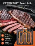 Nuwave TODD ENGLISH Air Fryer Grill Oven Combo, TRUE Char & Flavor, 100 in 1 Super Convection Toaster Oven Countertop, Excellent Thermal Insulation, POWERPORT™ Plug-In Grill, 550°F, Stainless Steel