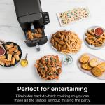 Ninja Air Fryer, 8 QT DoubleStack 2-Basket, Space Saving Design, Feeds up to 6 People, 6-in1 Air Fryer, Roast, Bake & More, Easy to Clean, Dishwasher Safe Parts, SL201C (Canadian Version)