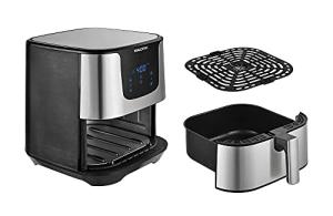 Kalorik Digital Air Fryer Pro 6 Quart Oilless Air Fryer XL, 5 Cooking Functions, 8 Smart Presets, Easy Touchscreen Controls, Nonstick Dishwasher Safe Basket and Trivet