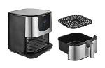 Kalorik Digital Air Fryer Pro 6 Quart Oilless Air Fryer XL, 5 Cooking Functions, 8 Smart Presets, Easy Touchscreen Controls, Nonstick Dishwasher Safe Basket and Trivet