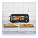 Ninja SP351 Foodi Smart 15-in-1 1800W XL-Sized Digital Display Smart Cooking Air Fry Countertop Oven with Dual Heat Technology, Black