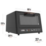 Blackstone 8013 E-Series Electric Pizza Oven and Air Fryer Combo, Black