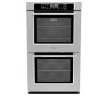Empava 30" Electric Double Wall Oven Air Fryer Combo Convection Fan Built-in 10 Cooking Functions with LED Digital Display Touch Control in Stainless Steel EMPV-30WO05, 30IN, Grey