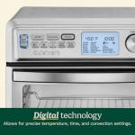 Cuisinart TOA-95C Digital AirFryer Toaster Oven, 0.95-cubic feet, Premium 1800-Watt Oven with Digital Display & Controls, XL Capacity, Intuitive Programming & Adjustable Temperature, Stainless Steel