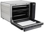 GoWISE USA 25-Quart Air Fryer Oven & Professional Dehydrator with 3 Heating Elements & Rotisserie, 12 Functions, Preheat & 5 Cooking Levels – Fits 12-Inch Pizza, 11 Accessories and Stainless Steel