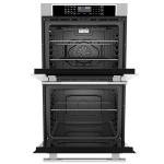 Empava 30" Electric Double Wall Oven Air Fryer Combo Convection Fan Built-in 10 Cooking Functions with LED Digital Display Touch Control in Stainless Steel EMPV-30WO05, 30IN, Grey