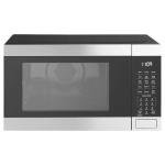 GE GCST10A1WSS 3-in-1 Microwave Oven 1,050 Watts Air Fryer Broiler & Convection 1.0 Cu. Ft Bundle with 2 YR CPS Enhanced Protection Pack and Deco Chef Pair of Red Heat Resistant Oven Mitt