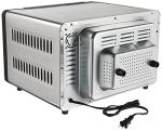GoWISE USA 25-Quart Air Fryer Oven & Professional Dehydrator with 3 Heating Elements & Rotisserie, 12 Functions, Preheat & 5 Cooking Levels – Fits 12-Inch Pizza, 11 Accessories and Stainless Steel