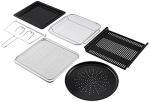 GoWISE USA 25-Quart Air Fryer Oven & Professional Dehydrator with 3 Heating Elements & Rotisserie, 12 Functions, Preheat & 5 Cooking Levels – Fits 12-Inch Pizza, 11 Accessories and Stainless Steel