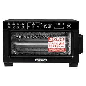Gourmia Digital Air Fryer Toaster Oven, Black
