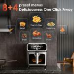 WHALLPRO 6.3QT Touchscreen Air Fryer Oven