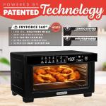 Gourmia Digital Air Fryer Toaster Oven, Black