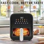 7.9QT 12-in-1 Air Fryer with Clear Window