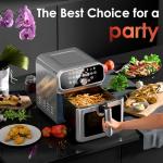 WHALLPRO 6.3QT Touchscreen Air Fryer Oven