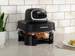 TEVOLUX 4-in-1 Portable Glass Air Fryer System