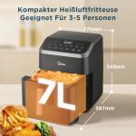 Midea 7L Air Fryer with HeatXpress Technology