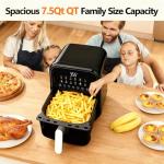 Simple Deluxe 12-in-1 Digital Air Fryer 7.5 Qt