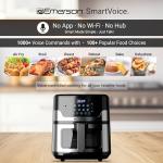 Emerson SmartVoice 5.3QT 6-in-1 Air Fryer