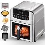 12-in-1 Stainless Steel Air Fryer, 6QT