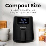 CHEFMAN Mini Air Fryer with Nonstick Basket