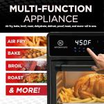 Kitchen Elite 10-in-1 Air Fryer Toaster Oven