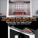 12-in-1 Stainless Steel Air Fryer, 6QT