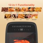 CULINIX 12L Digital Air Fryer with Rotisserie