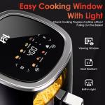 WHUTO 4QT Smart Digital Air Fryer, 9-in-1