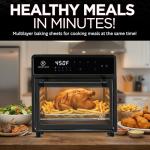 Kitchen Elite 10-in-1 Air Fryer Toaster Oven