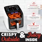 Gourmia 7-QT Digital Air Fryer with Holographic Display