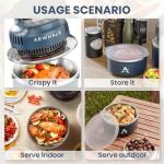 AEWHALE 3-in-1 Portable Air Fryer 4QT