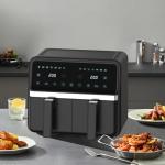Reabell 6 Quart Dual Basket Digital Air Fryer