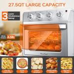 27.5QT 6-in-1 Air Fryer Toaster Oven