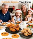 Oylus 4-in-1 Portable Glass Air Fryer 1500W