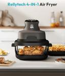 Rellytech Portable 4.2 QT Glass Air Fryer