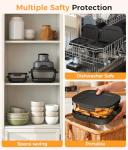 Oylus 4-in-1 Portable Glass Air Fryer 1500W