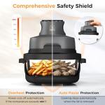 Oylus 4-in-1 Glass Air Fryer with Dual Containers