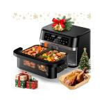 HoninJoy 12QT Dual Basket Air Fryer with View Window