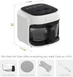 OXYSURE 7.6QT Glass Air Fryer with Temperature Control