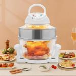 HIFMGHE 17L Glass Turbo Air Fryer 360° View