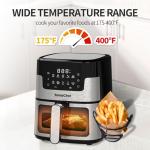 TomaChef 10-in-1 Compact Air Fryer with Window
