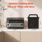 PULZO 7.4 Quart Digital Air Fryer with Presets