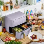 9QT Dual Basket Air Fryer - Lavender Design