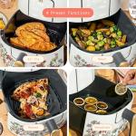 6QT Wildflower White Air Fryer